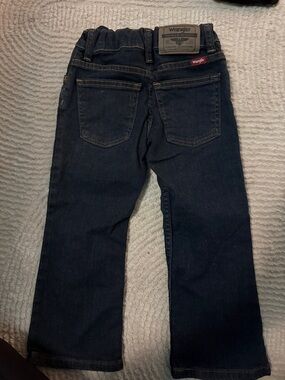Wrangler boys Navy Straight-Leg Jeans